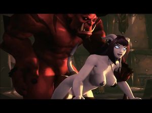 Дикие оргии героев из игры Warcraft