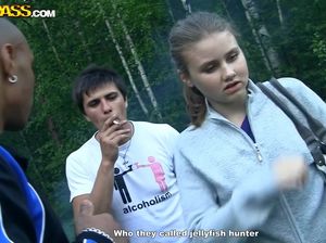 Настоящая секс оргия курских студентов на природе